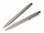 Pen S/Steel Retractable Gel Black Ink 114-A05-I22 (Each)