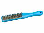 Salmon Resin-Set Stainless/S 279mm Scratch Brush Blue (Ea)