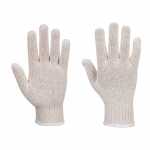 String Knit Liner Glove White Size L AB030 (576 gloves)
