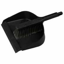 Dustpan And Brush Set Jumbo Black B1788(Each)