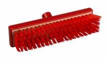Hillbrush Xtra Stiff 305mm Red Deck Scrub Resin B759RES Red