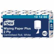 Tork Wiping Paper Plus White Centrefeed Roll 101260(6x160m)