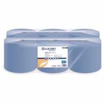 Centrefeed Blue Flat Sheet 150m 2Ply Easy150BS Lucart(6)
