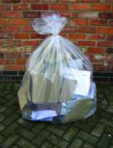 Compactor Sack Clear Heavy Duty 15KG 20x33x46in (100)