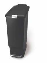Simple Human Pedal Bin 40Ltr Black CW1361 (Each)