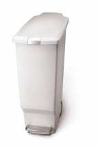 Simple Human Pedal Bin 40Ltr White CW1362 (Each)
