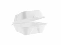 VW B003 Bagasse Burger Box 6inch (500)