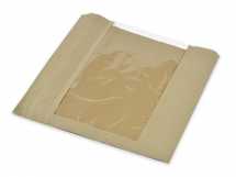 VW 10 x 10in Kraft PLA Window Bag VKW10 (1000)