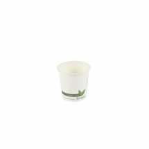 4oz Compostable Hot Drink Cup White Ingeo (1000)