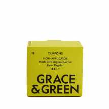 G&G Organic Non-Applicator Tampons Regular (Pack of 18)