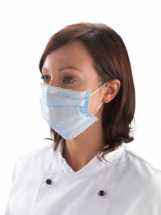 Facemasks 3 ply Non Woven Blue with Loops DK01 (1000)