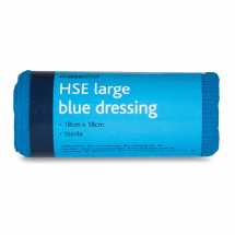 Blue HSE Dressing Large 18x18cm Unboxed (Each)